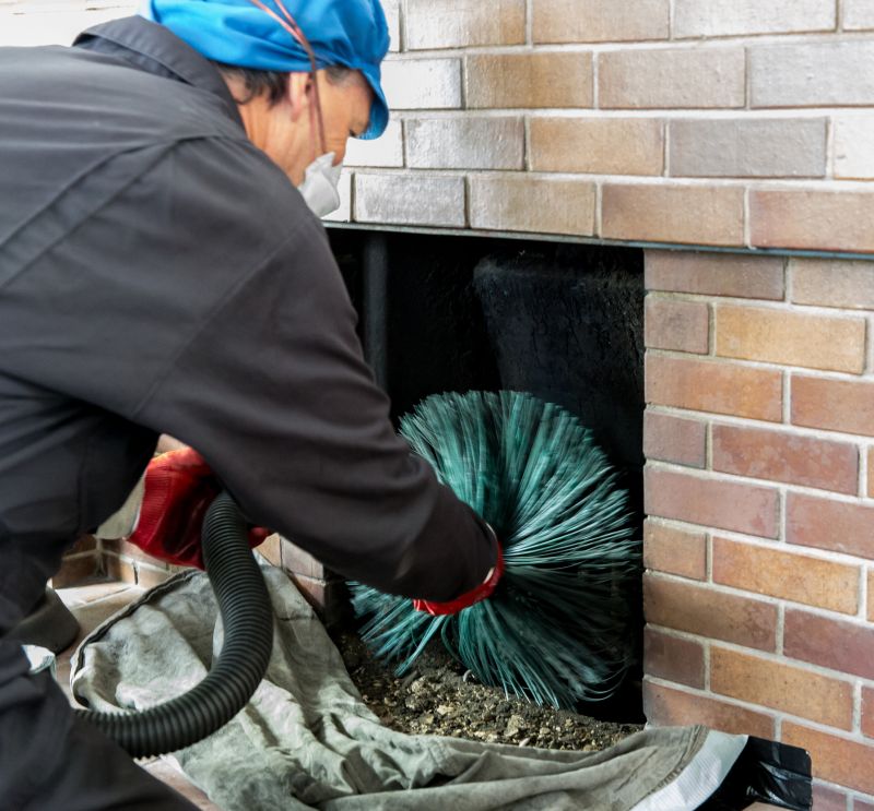 Clean Chimney Interior